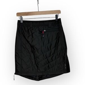 SKHOOP Black Down Winter Skirt with Zippered Detail Size XS